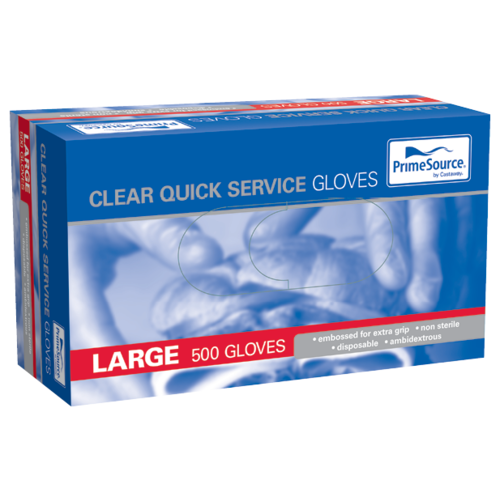 Primesource Clear PE Large Gloves x  500