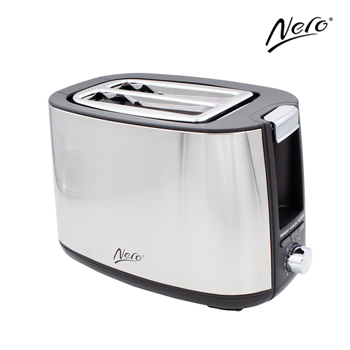 Nero 2 Slice Stainless Steel Toaster