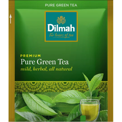 500 x Dilmah Green Tea Bags - Individually Wrapped