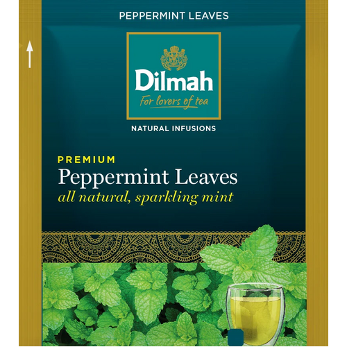 500 x Dilmah Pure Peppermint Tea Bags - Individually Wrapped
