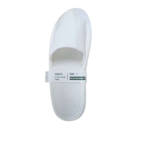 Biodegradable Hotel Slippers Open Toe x 1 Pair