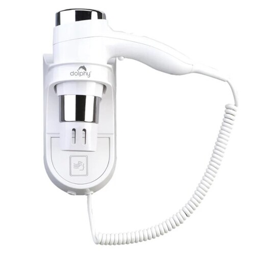 Professional Wall Mounted Hair Dryer 1875W White