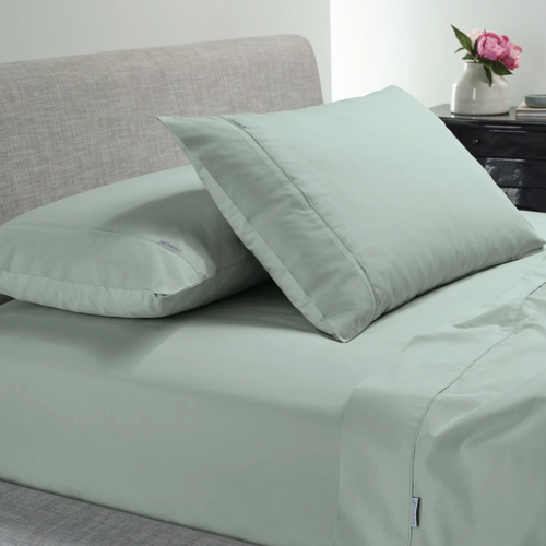 Heston 300 Thread Count Long Single Sheet Set - Sage