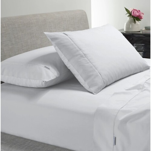 Heston 300 Thread Count Long Single Sheet Set - White