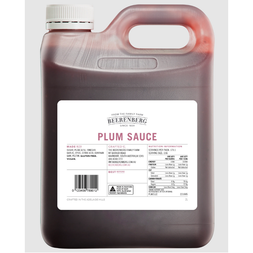 Beerenberg Australian Plum Sauce Food Service 2L Refill 