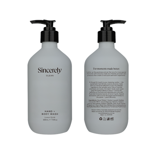 Sincerely Clean 500ml Hand + Body Wash